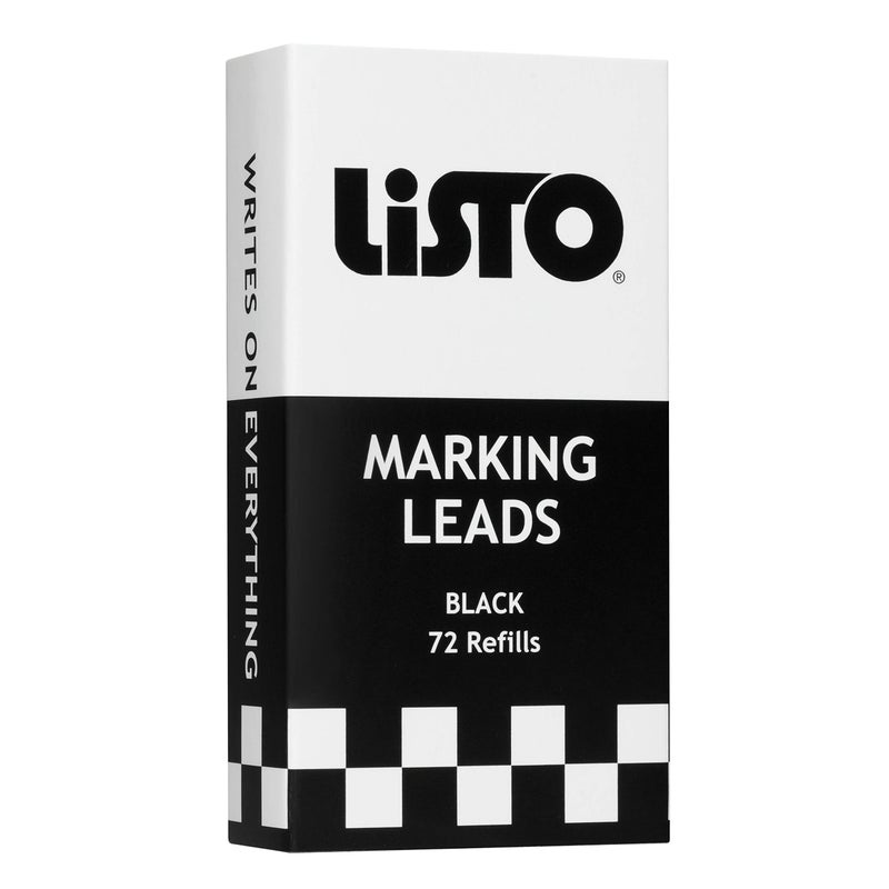Listo LIS162BBK - Listo Marking Pencil Refill, Black - Image 1